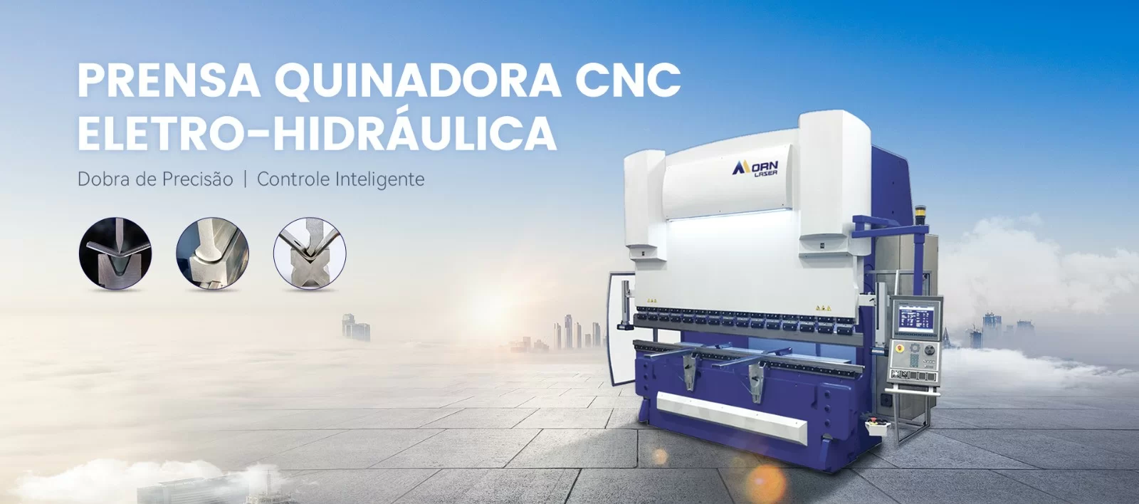 DOBRADEIRA CNC ELETRO-HIDRÁULICA